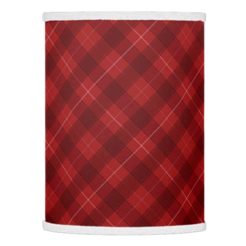 Red Plaid Lamp