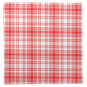 Red Plaid Napkin