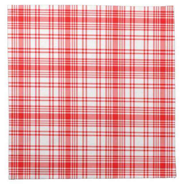 Red Plaid Napkin (Front)