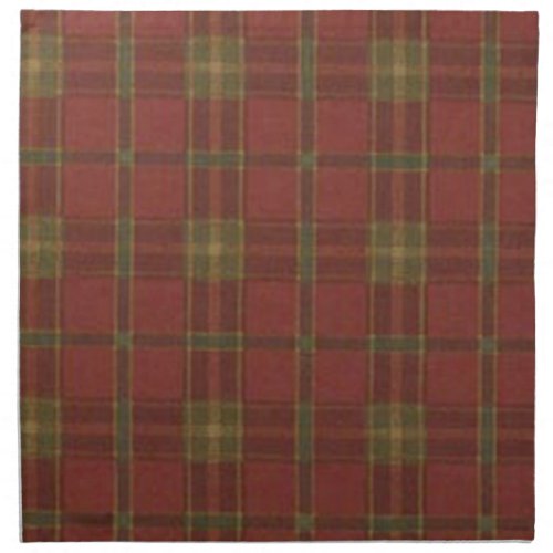 Red Plaid Napkins