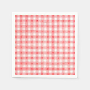 Red Plaid Napkins