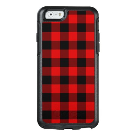 Red Plaid Otterbox Iphone 6/6s Case