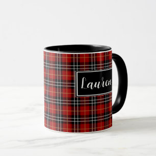 Red Plaid Pajamas Mug