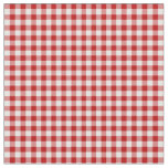 Red Plaid, Red Gingham Fabric