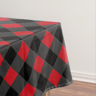 Red Plaid Tablecloth