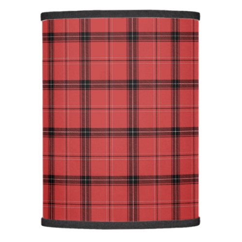 Red Plaid Tartan Christmas Holiday Pattern Lamp Shade