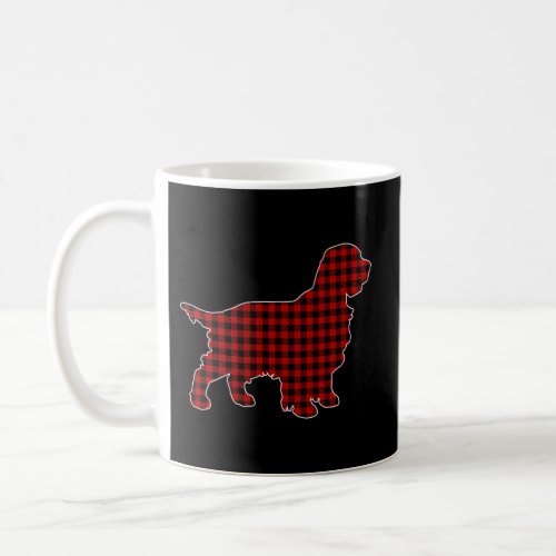 Red Plaid Welsh Springer Spaniel Pajamas Family Coffee Mug