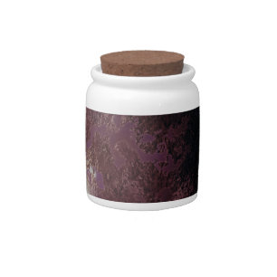 red planet in the universe with aura and stars candy jar