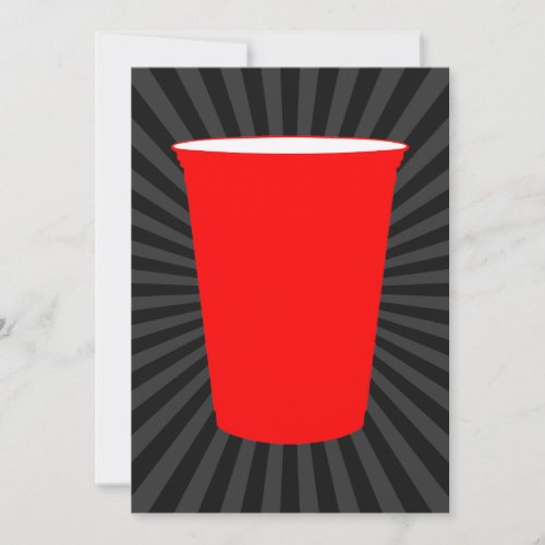 red plastic cup announcement