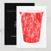 red plastic cup (Front/Back)