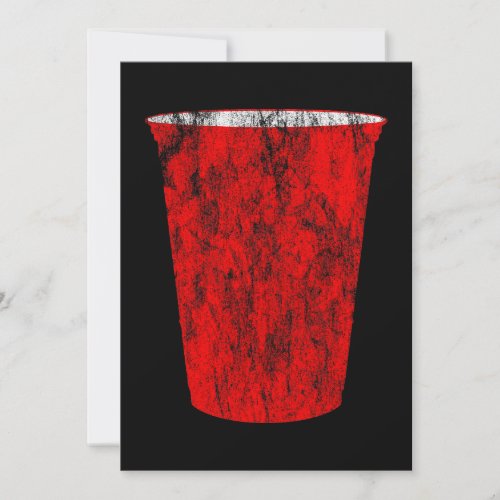 red plastic cup invitation