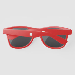 Red Plastic Sunglasses