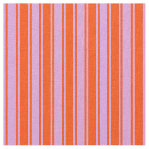 Red & Plum Pattern of Stripes Fabric