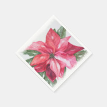 Red Poinsettia Christmas Flower