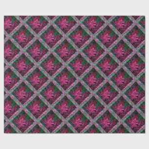 Red Poinsettia Wrapping Paper