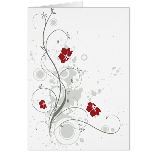 Red Poinsettias Cards (Front)