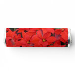 Red Poinsettias I Christmas Holiday Floral Photo Breath Savers® Mints