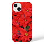 Red Poinsettias I Christmas Holiday Floral Photo Case-Mate iPhone 14 Case
