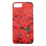 Red Poinsettias I Christmas Holiday Floral Photo iPhone 8/7 Case