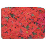 Red Poinsettias I Christmas Holiday Floral Photo iPad Air Cover