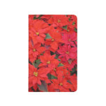 Red Poinsettias I Christmas Holiday Floral Photo Journal