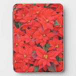 Red Poinsettias I Christmas Holiday Floral Photo Kindle Cover