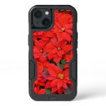 Red Poinsettias I Christmas Holiday Floral Photo iPhone 13 Case