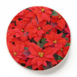Red Poinsettias I Christmas Holiday Floral Photo PopSocket