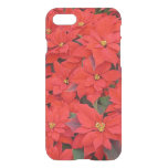 Red Poinsettias I Christmas Holiday Floral Photo iPhone SE/8/7 Case