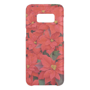 Red Poinsettias I Christmas Holiday Floral Photo Uncommon Samsung Galaxy S8 Case