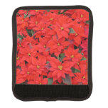 Red Poinsettias I Luggage Handle Wrap