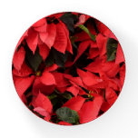 Red Poinsettias II Christmas Holiday Floral Paperweight