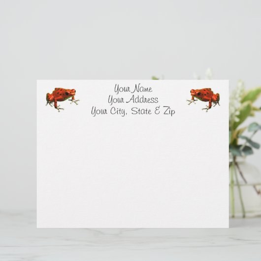 Red Poison Dart Frog (Standing Front)