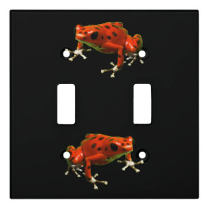 Red Poison Dart Frog Light Switch Cover