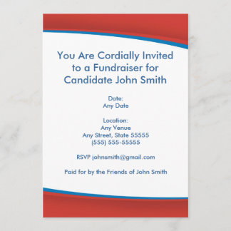 Red Political Invite