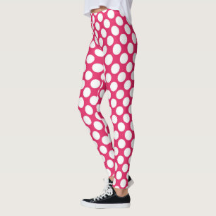 Red Polka Dot Custom – Elegant Fashion Leggings