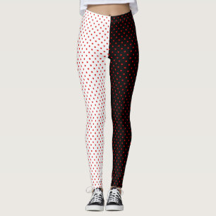 Red Polka Dot Leggings