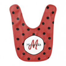Red Polka Dot Monogram