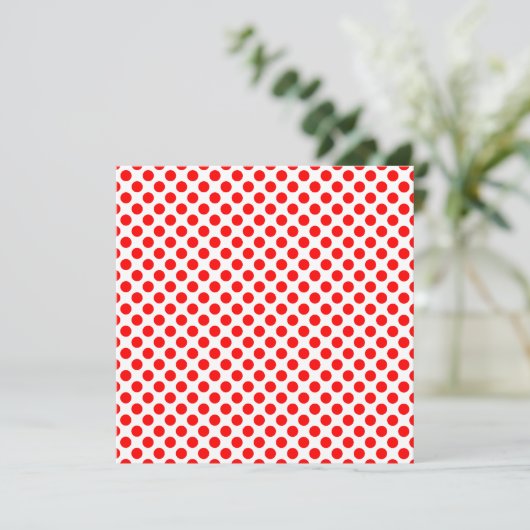 Red Polka Dot Pattern (Standing Front)