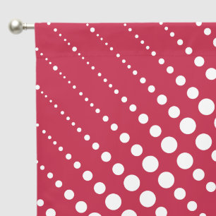 Red polka dot, polka dot, retro blackout curtains