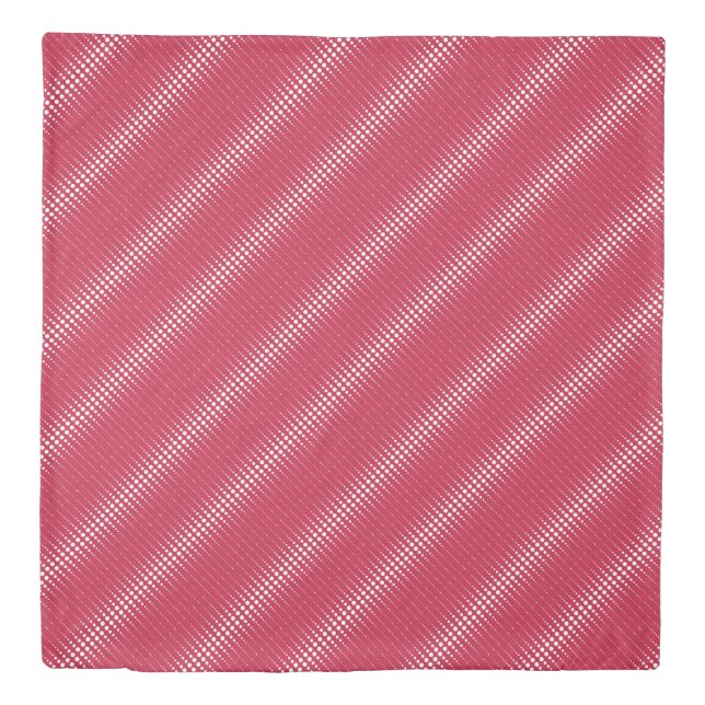 Red polka dot, polka dot, retro duvet cover (Front)