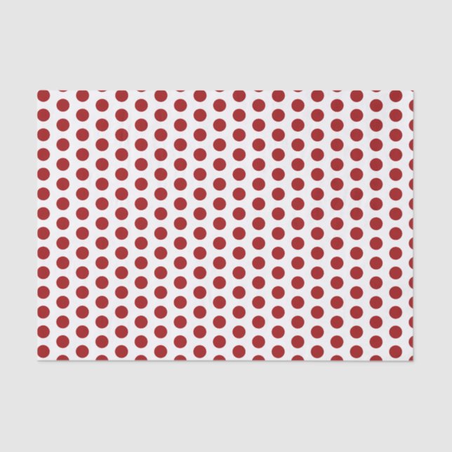 Red Polka Dot tissue paper (Front)