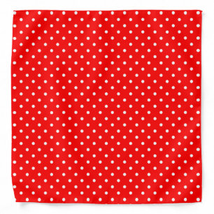 Red Polka Dots Bandana