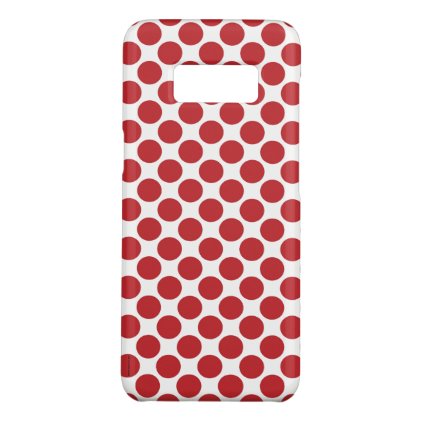 Red Polka Dots Case-Mate Samsung Galaxy S8 Case