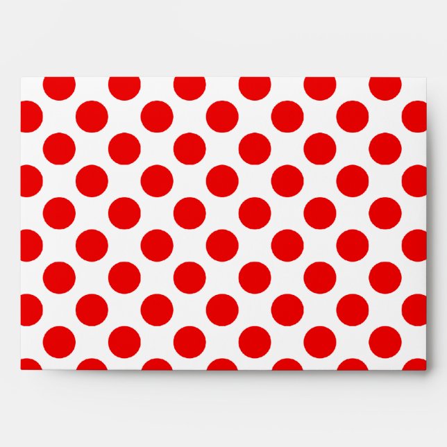 Red Polka Dots Envelope (Front)