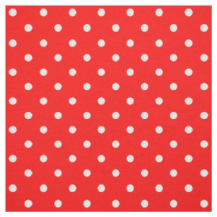 Red Polka Dots Fabric