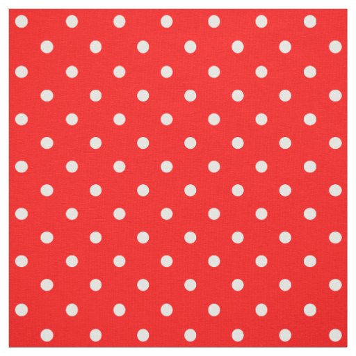 Red Polka Dots Fabric