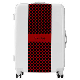 Red Polka Dots Luggage