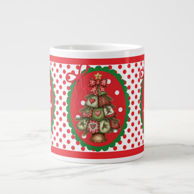 Red Polka Dots Mug (Front)