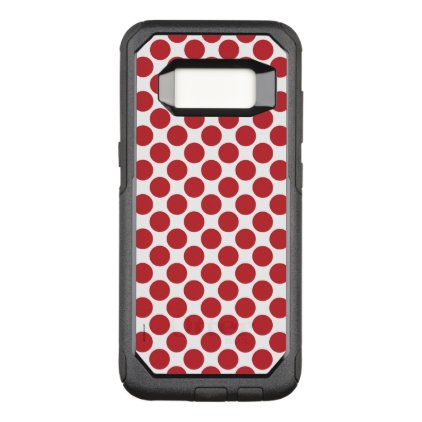Red Polka Dots OtterBox Commuter Samsung Galaxy S8 Case
